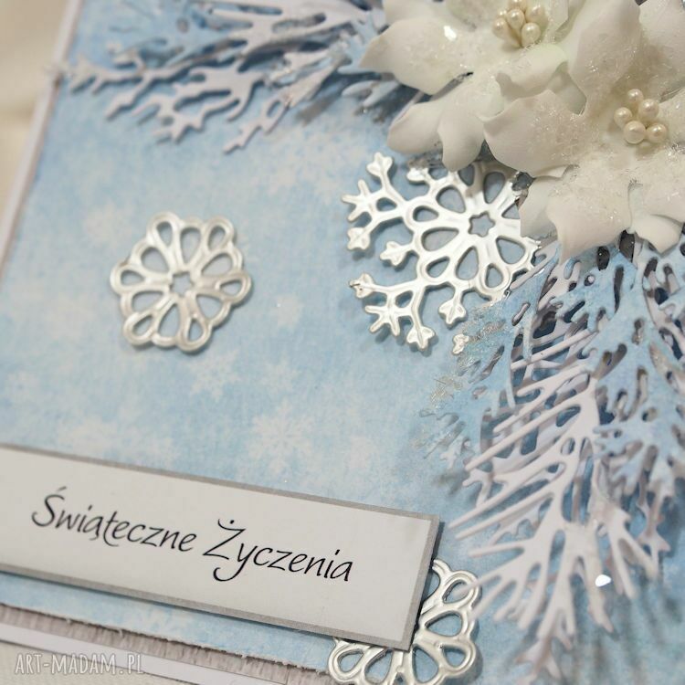 Świąteczna kartka scrapbooking „Świąteczna 6” - rękodzieło 3D
