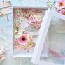 handmade scrapbooking kartki kartka bee happy, okolicznościowa w pudełku