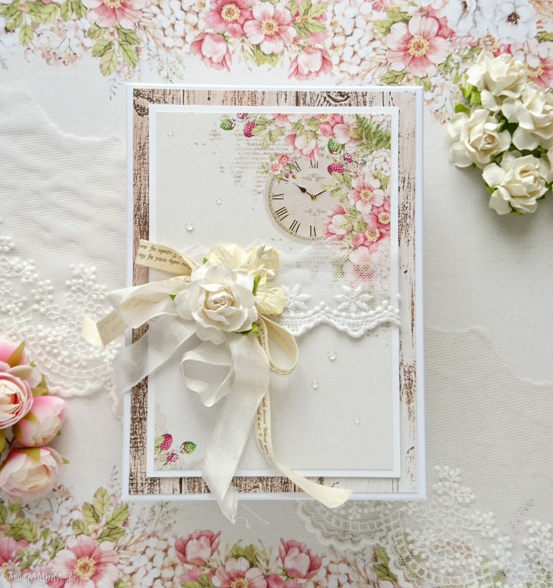 scrapbooking kartki: Kartka Celebruj chwile, w ozdobnym pudełku hand made
