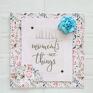 hand made scrapbooking kartki kartka collect moments not things w pudełku