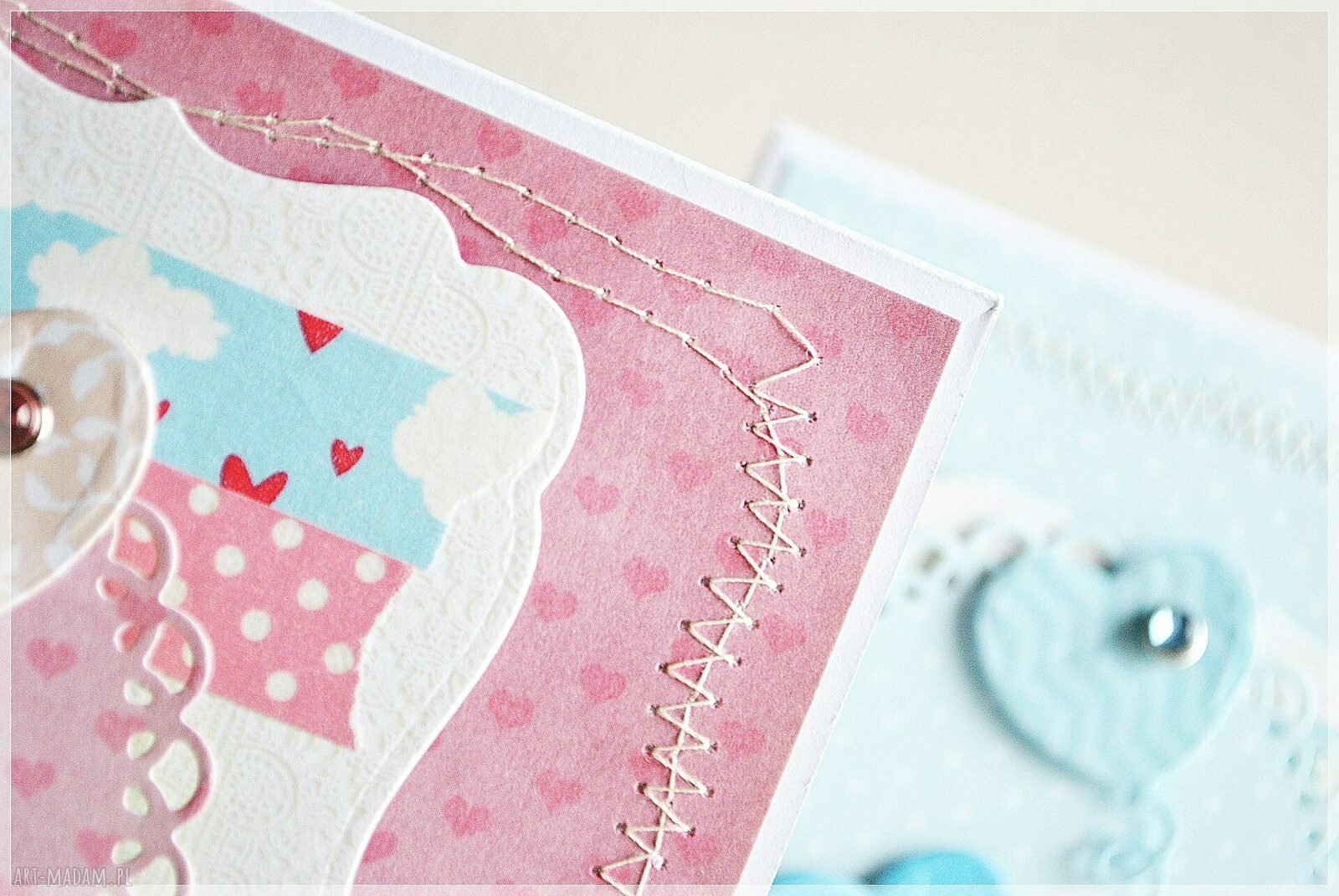 Wyjątkowa kartka dla dziecka na urodziny - scrapbooking ręcznie robiony