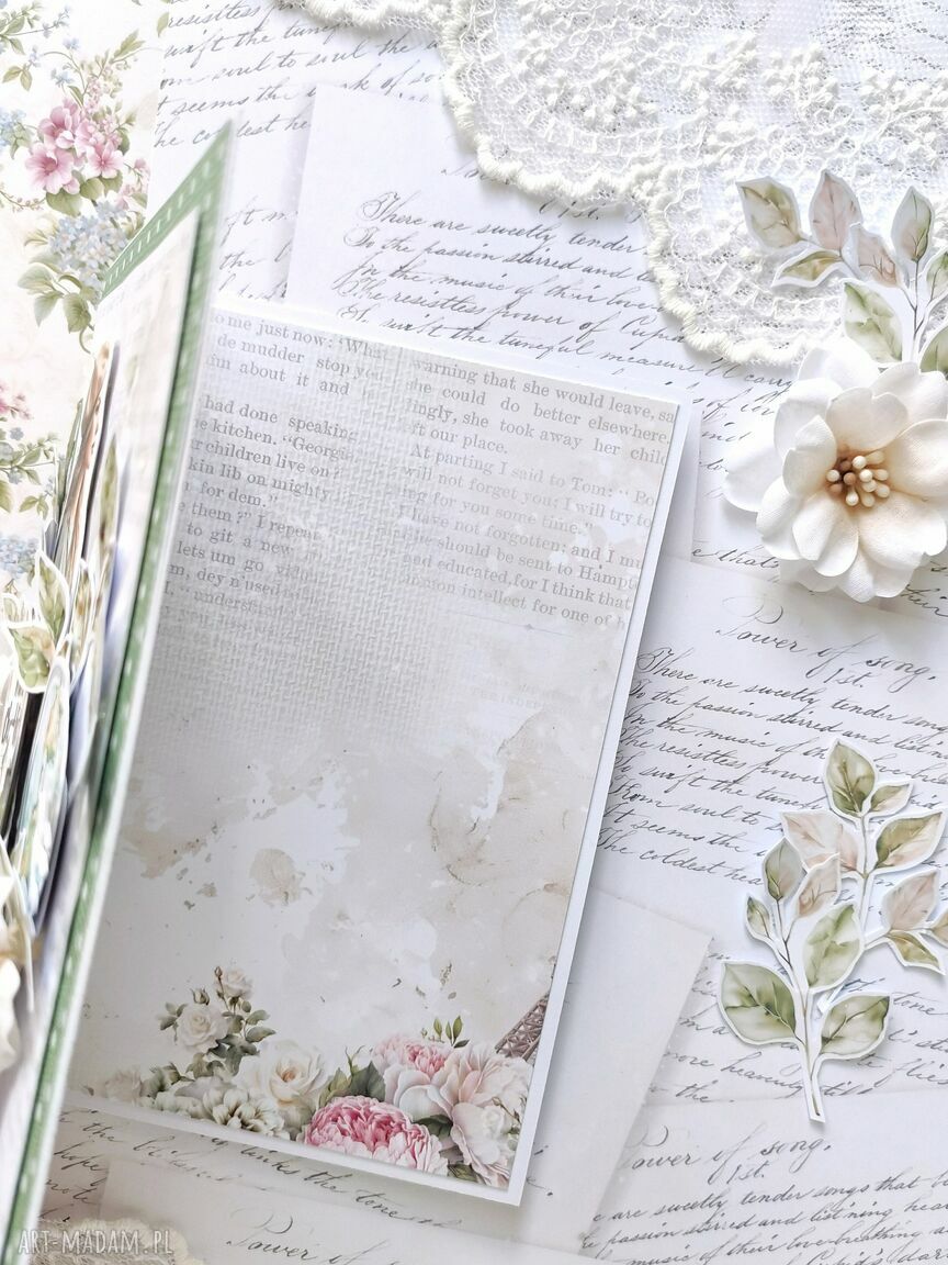 scrapbooking kartki: Kartka dla kobiety, w pudełku Hand Made