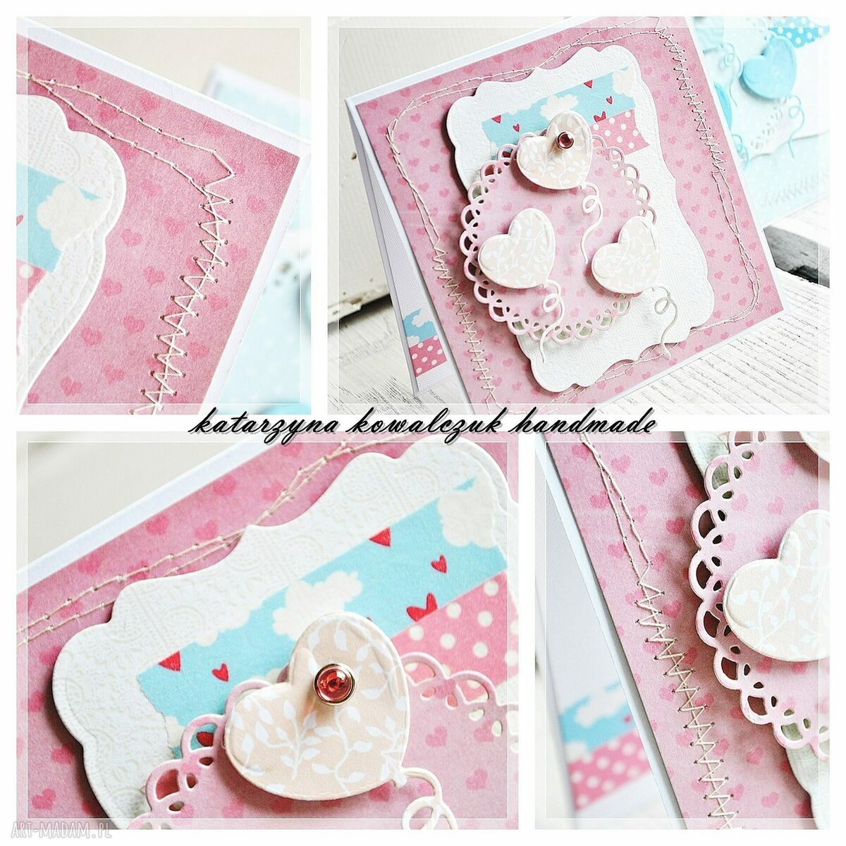Wyjątkowa kartka dla dziecka na urodziny - scrapbooking ręcznie robiony