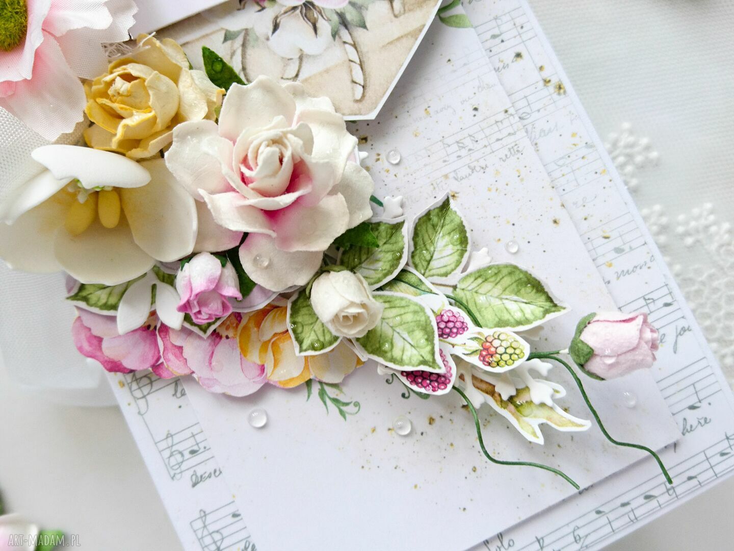 scrapbooking kartki: Kartka Dla Mamy ręcznie robione