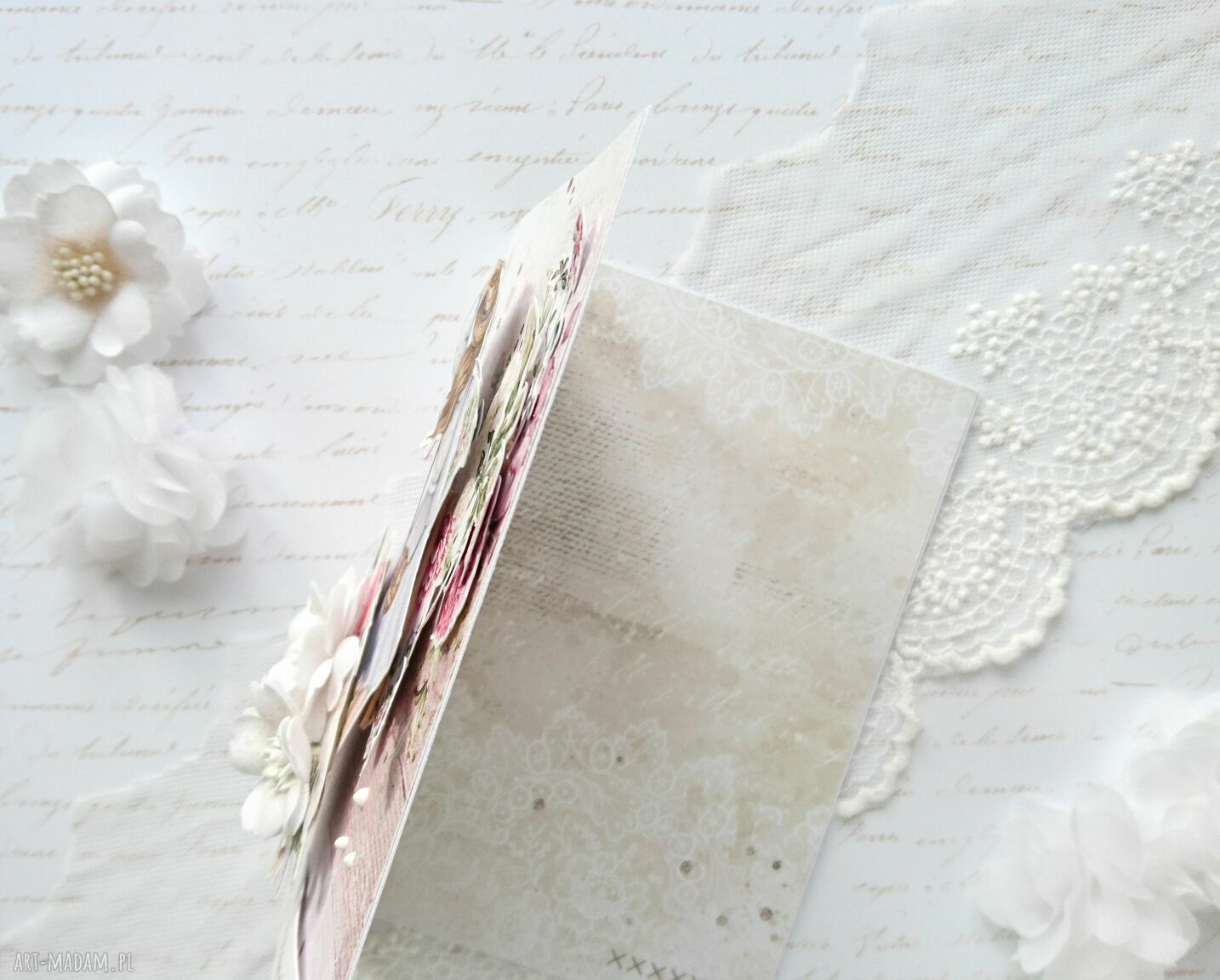 scrapbooking kartki: Spełnienia marzeń kobieca kartka w pudełku hand made