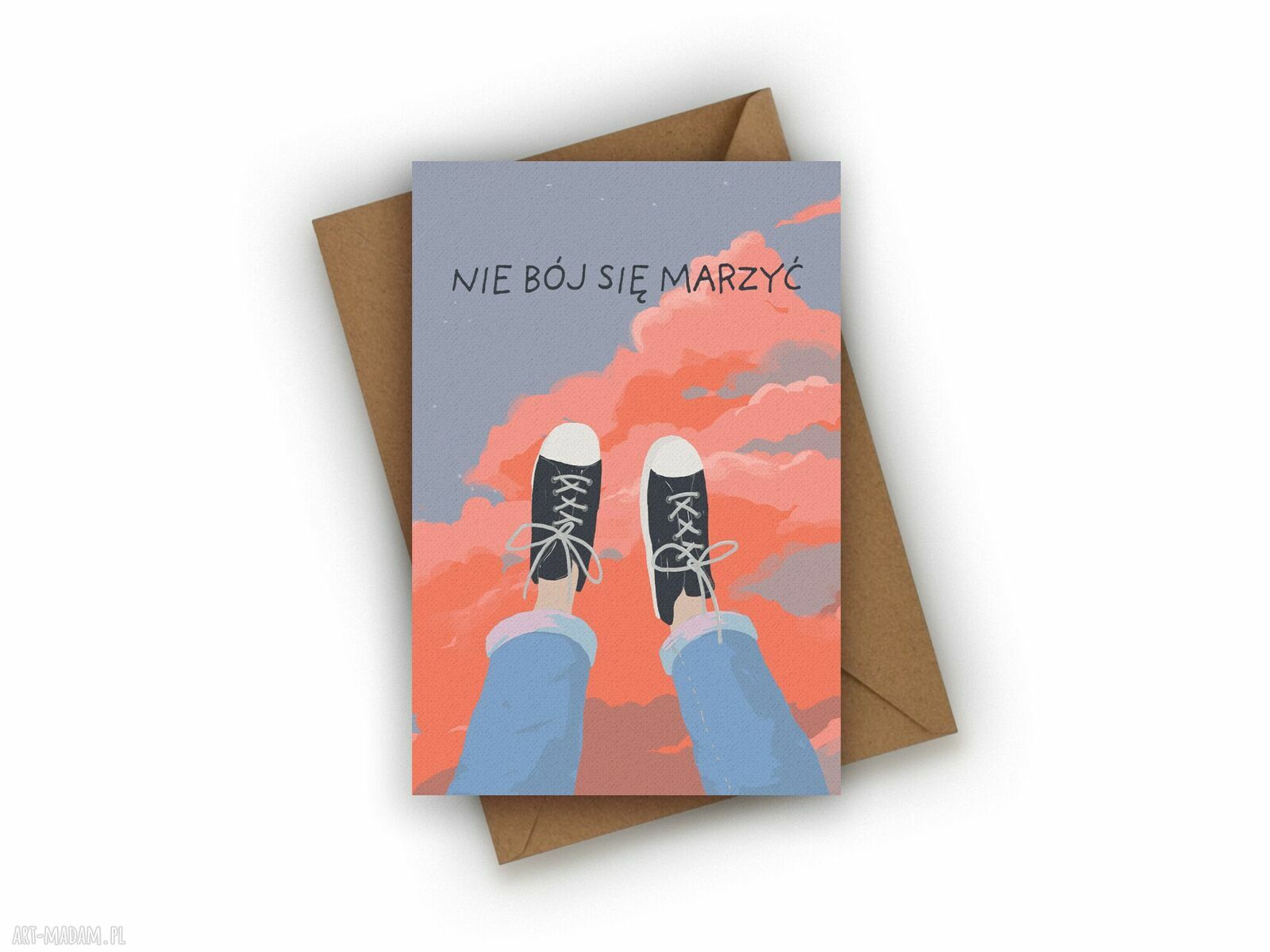 Kartka motywacyjna dla przyjaciela - małymi krokami do wielkich rzeczy