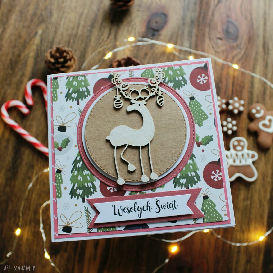 Pomysł świąteczny prezent? Kartka boże narodzenie Święta