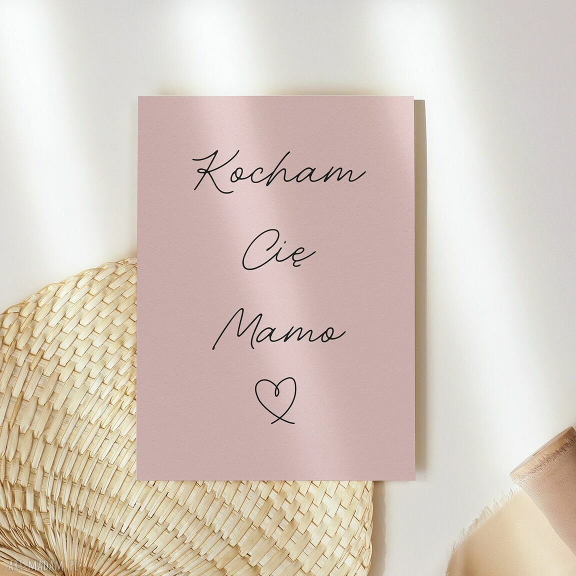 Kartka dla mamy na Dzień Matki - "Kocham Cię Mamo"