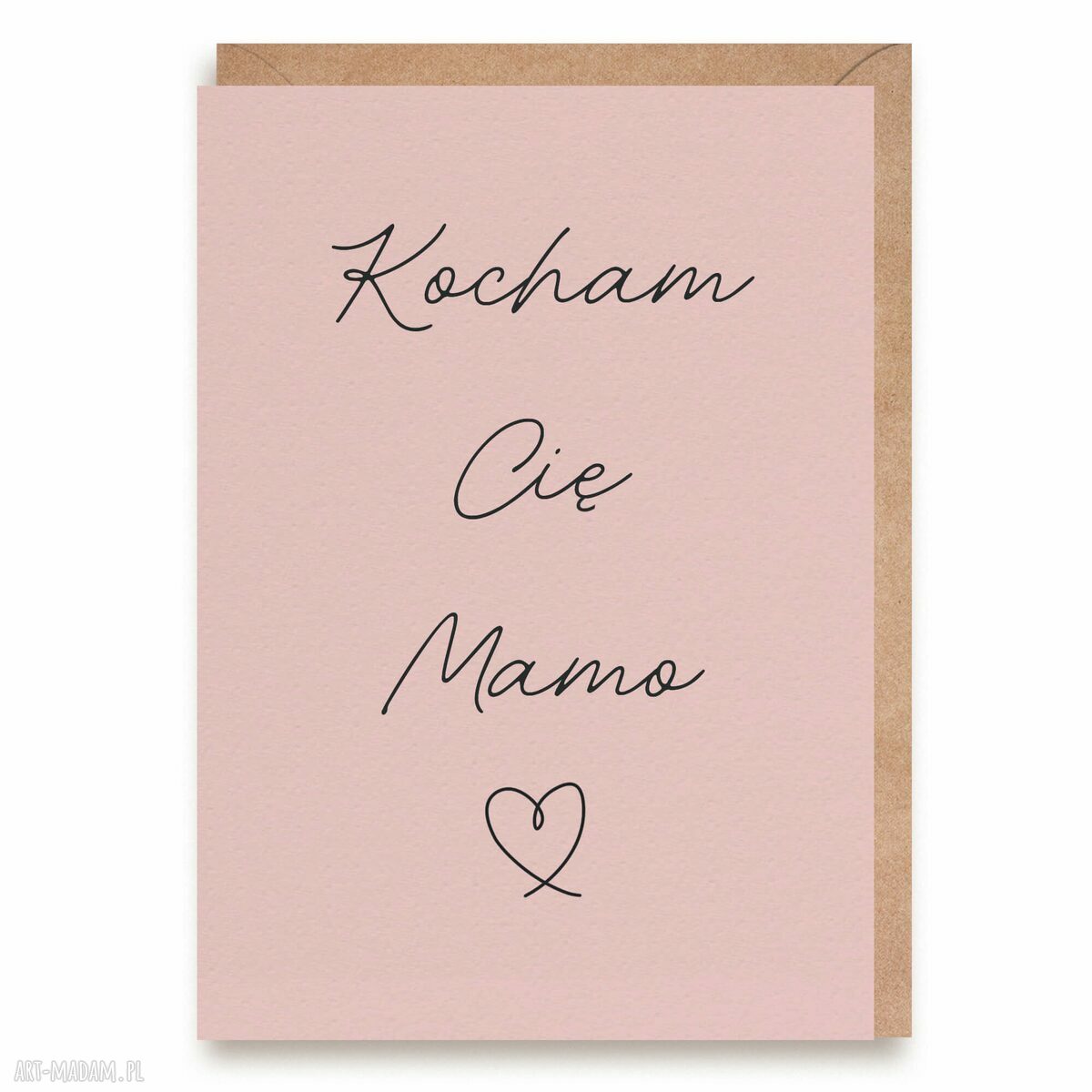 Kartka dla mamy na Dzień Matki - "Kocham Cię Mamo"