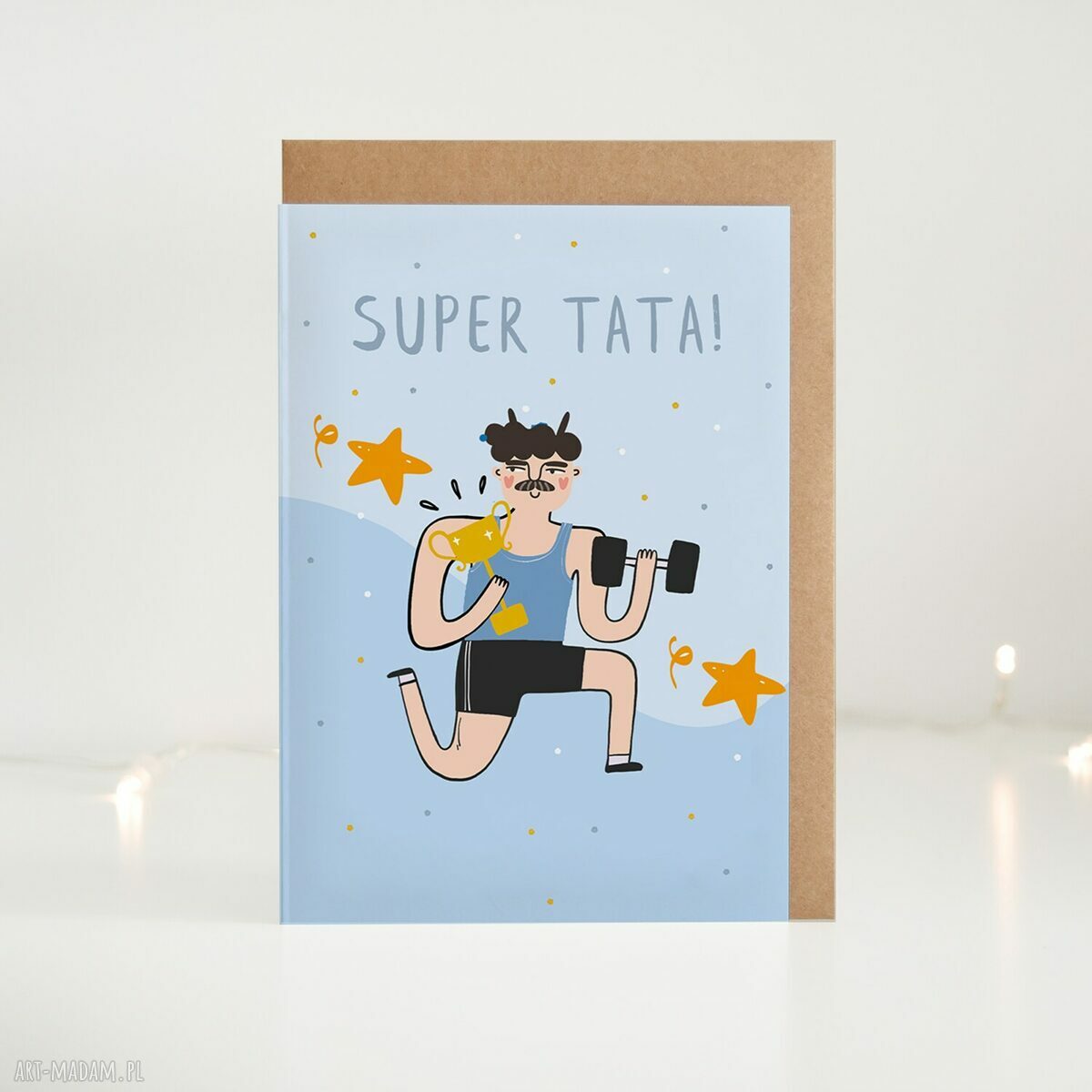 Kartka na Dzień Taty - Super Tata