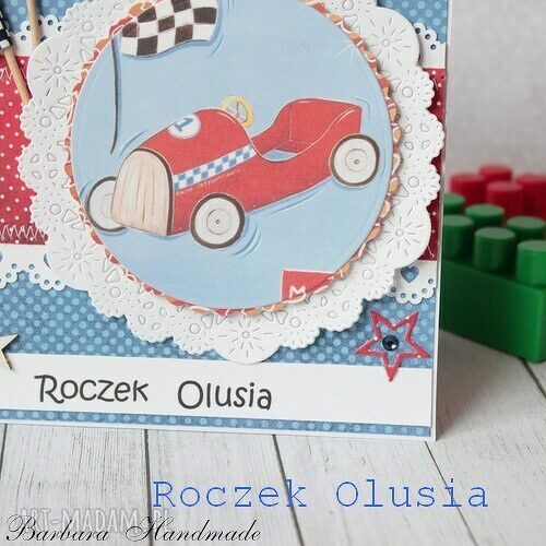 Kartka na roczek-rez. dla p. Magdy