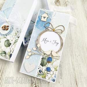 kartka na rocznicę ślub wesele - beżowe scrapbooking kartki