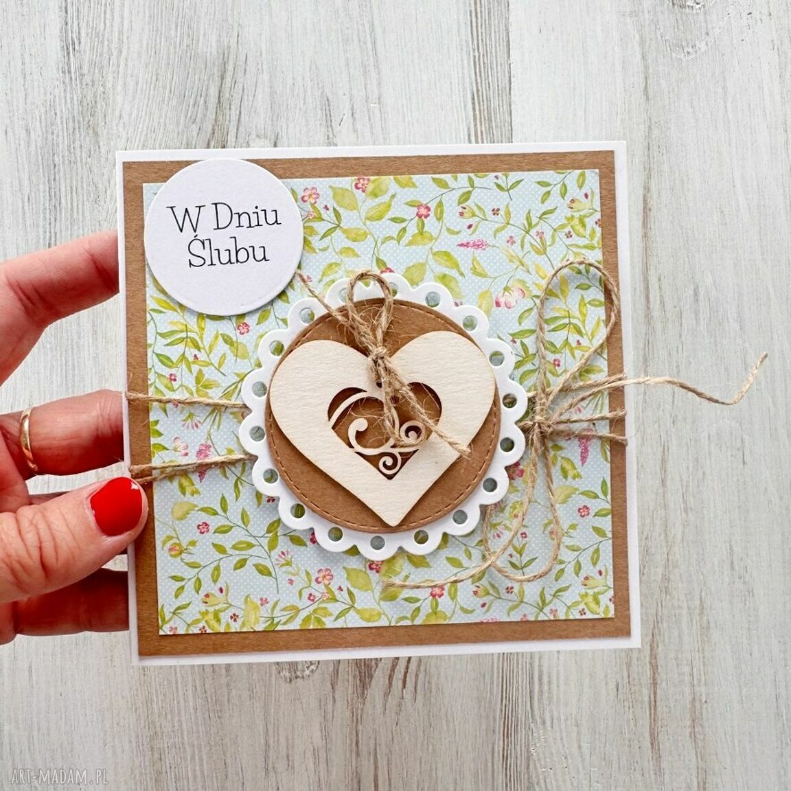 kartki: Kartka na ślub wesele Autorskie