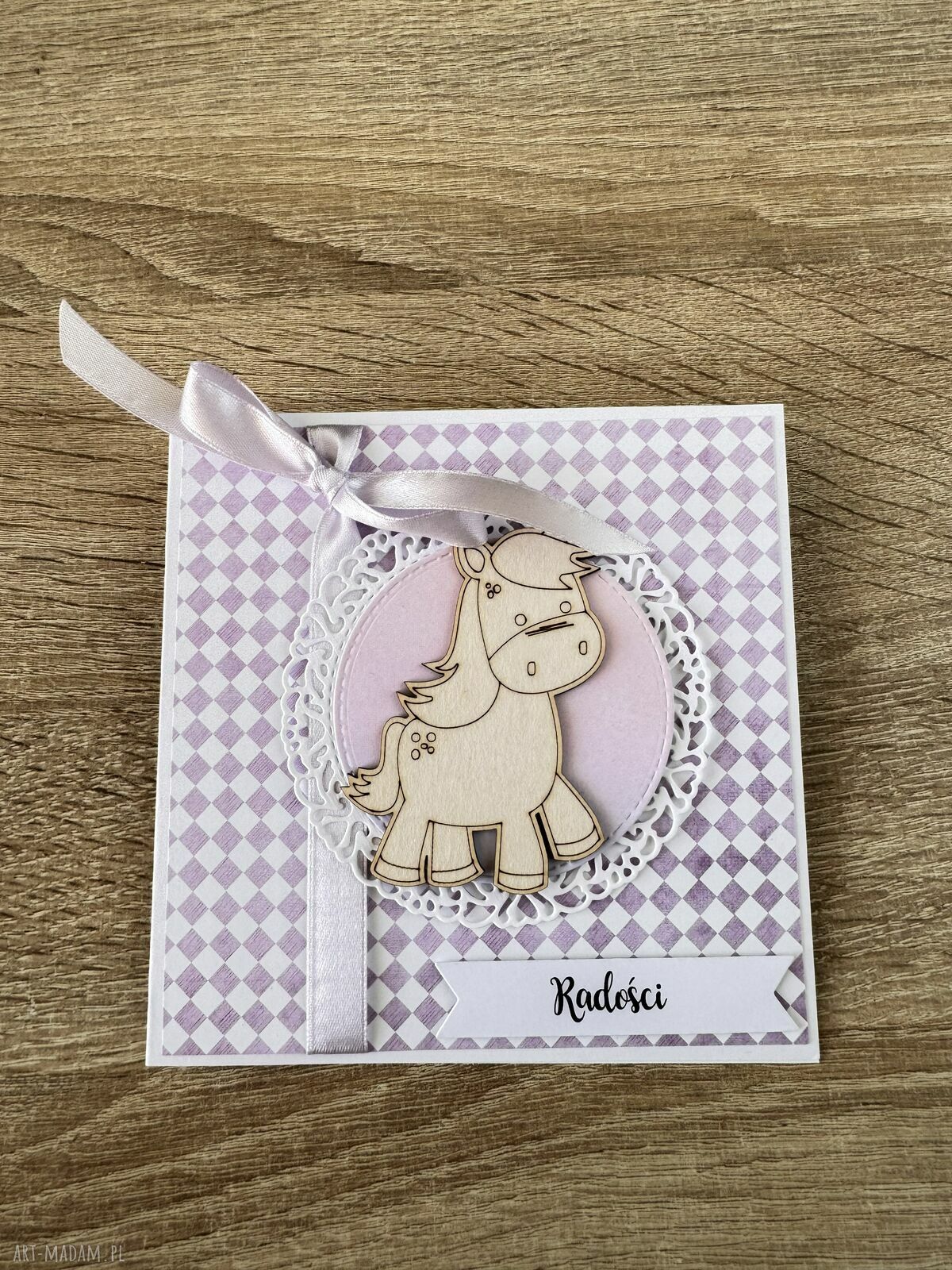 Kartka urodziny roczek babyshower prezent życzeniami dla