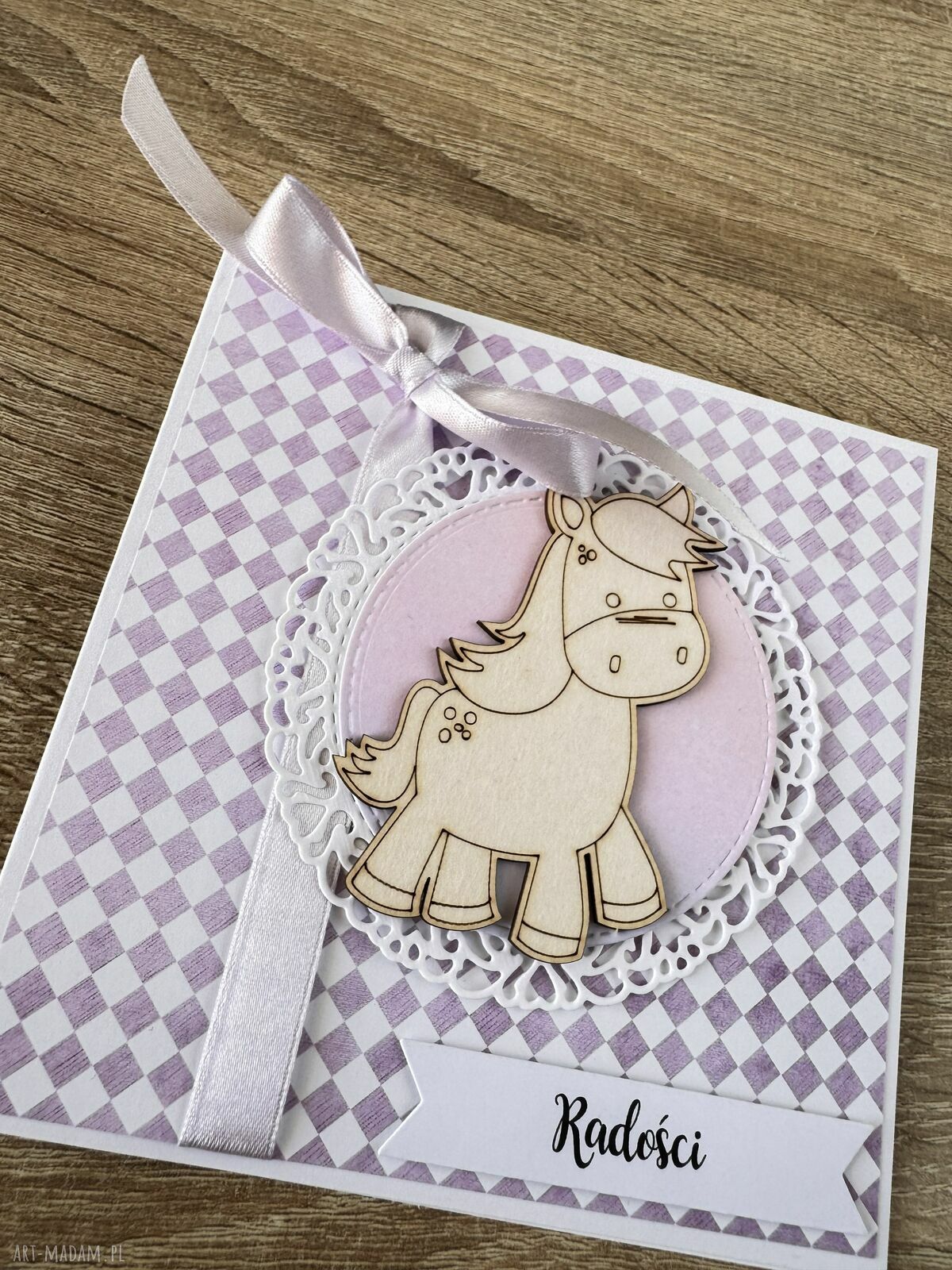 kartki: Kartka na urodziny roczek babyshower ręcznie robione