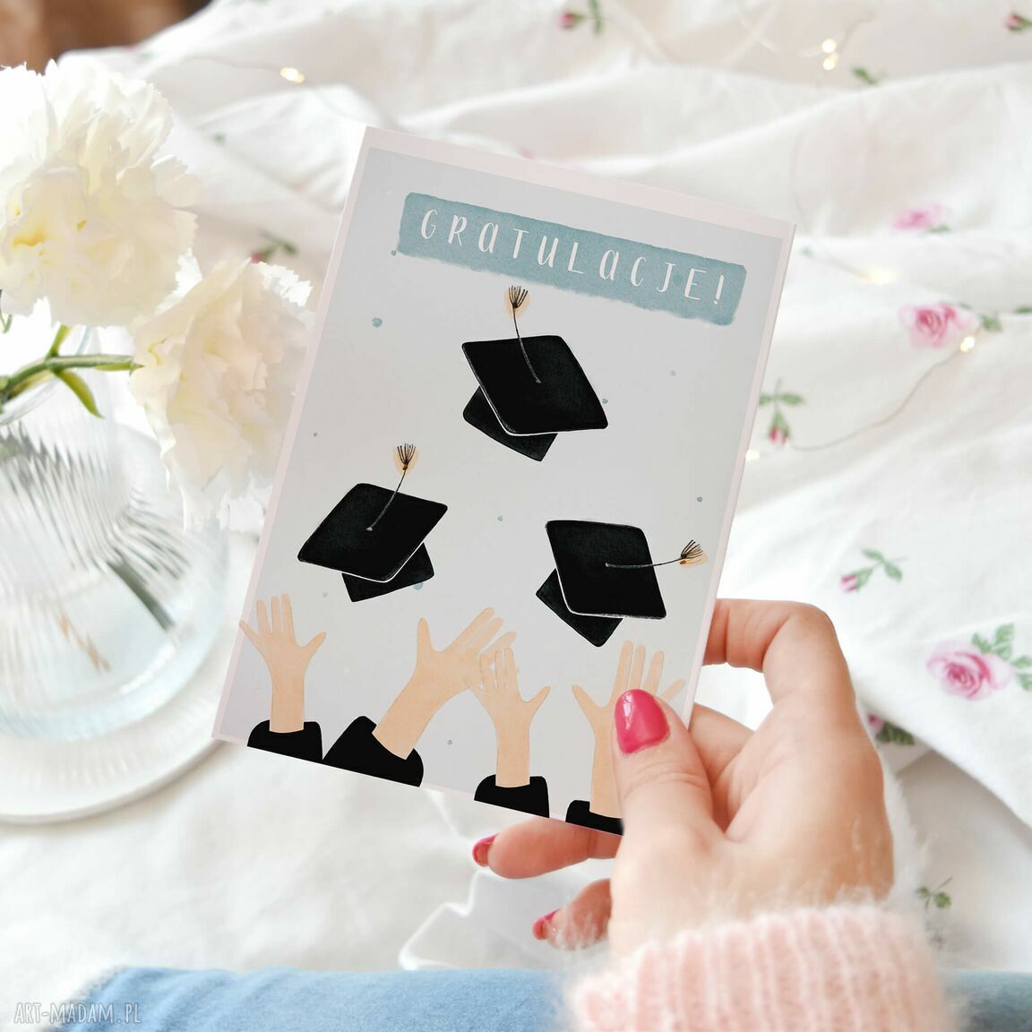 Kartka na ZAKOŃCZENIE STUDIÓW - graduacja A6