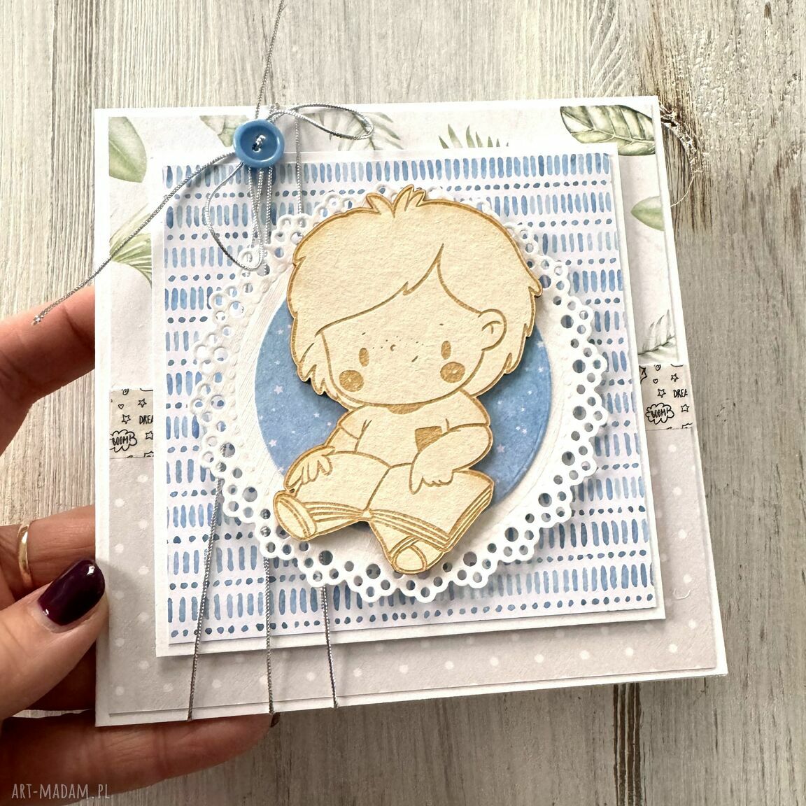 Kartka okolicznościowa dla chłopca urodziny roczek prezent