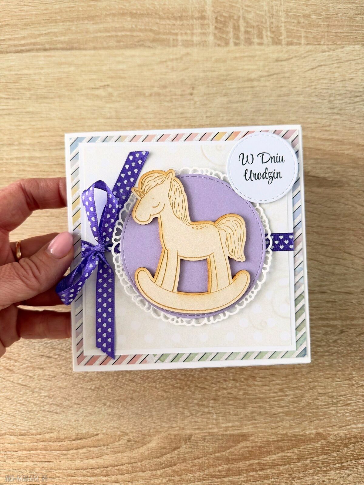 kartki: Kartka okolicznościowa dla dziewczynki roczek urodziny chrzest Autorskie