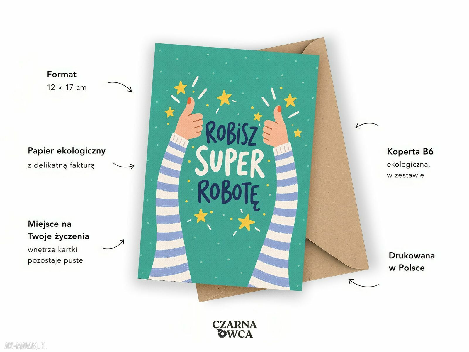 Kartka okolicznościowa - Robisz super robotę!