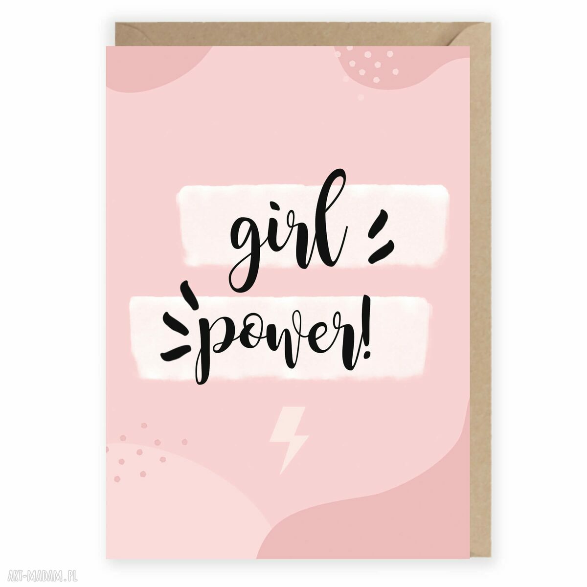 Kartka okolicznościowa Girl Power dla Kobiet (A6)