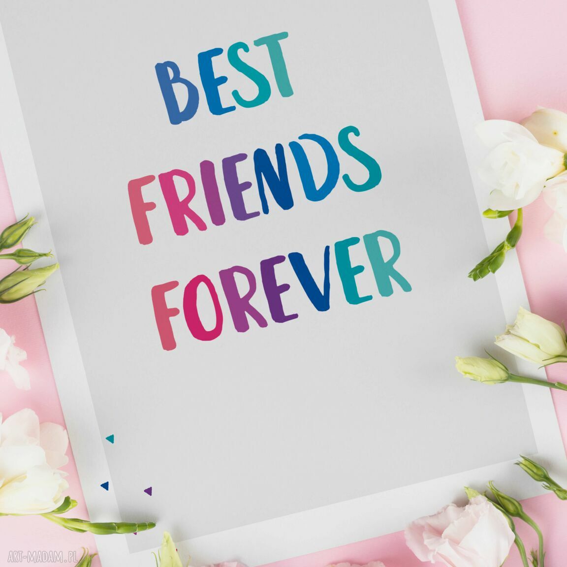 Kartka okolicznościowa Best Friends Forever - kartka przyjaźni