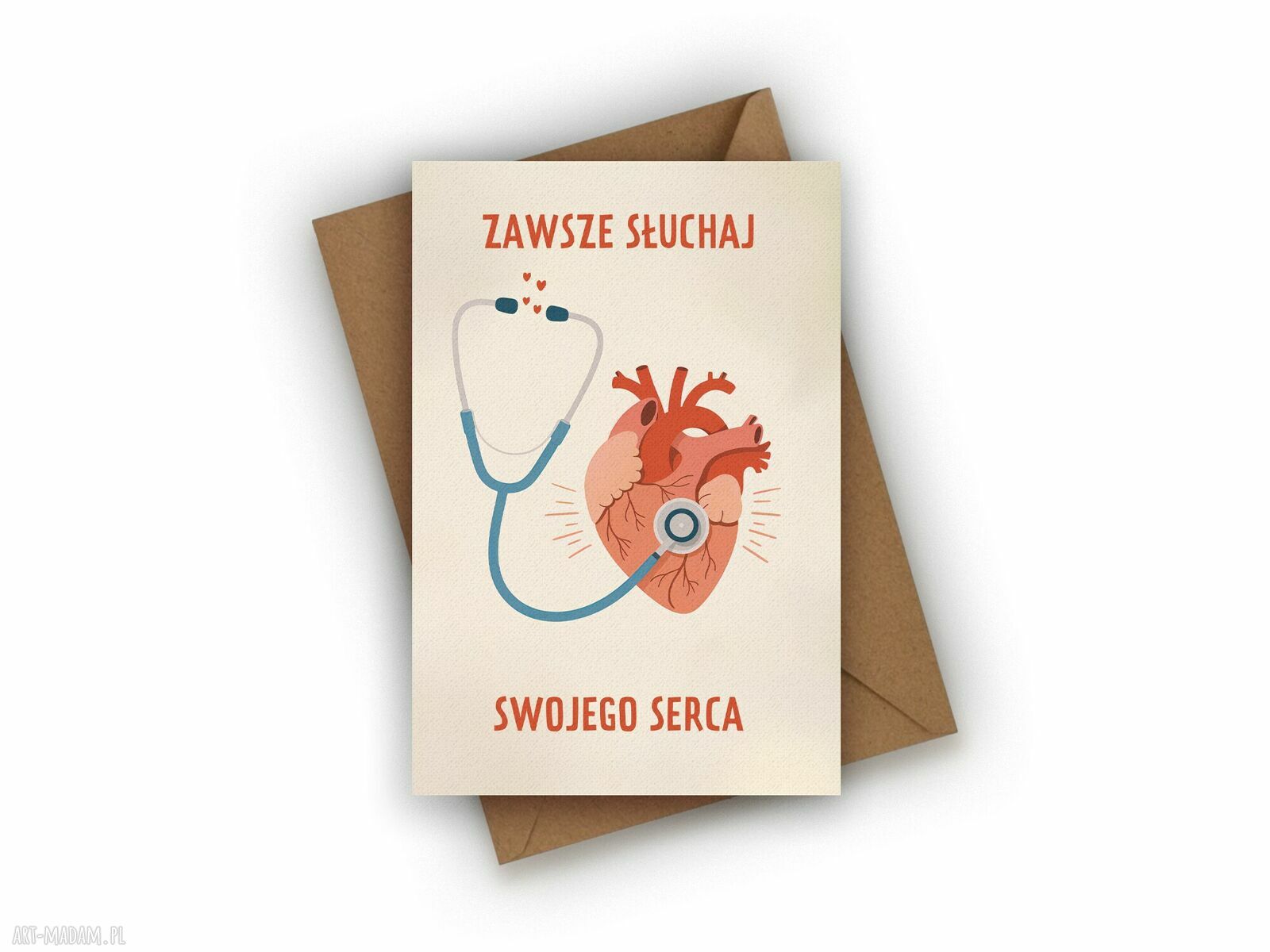 Kartka okolicznościowa: Zawsze słuchaj swojego serca