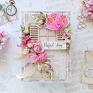 handmade scrapbooking kartki kartka perfect day w stylu shabby chic