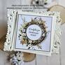 handmade scrapbooking kartki kartka personalizowana na ślub/komunię/urodziny