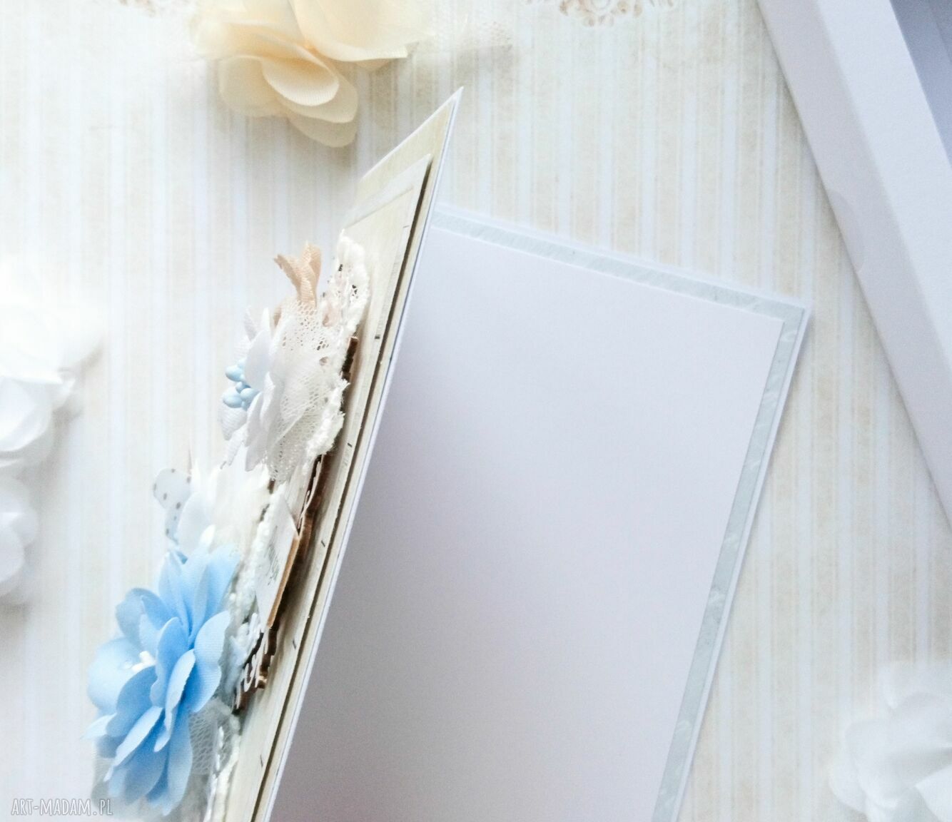 scrapbooking kartki: Kartka Piękny dzień, w pudełku handmade