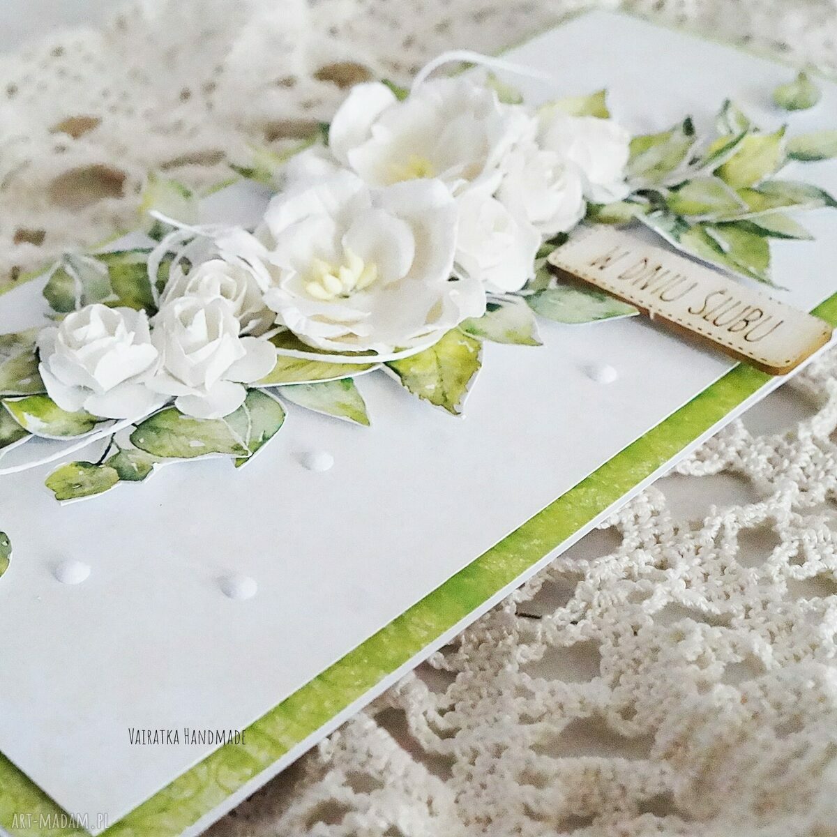 scrapbooking kartki: Kartka ślubna w pudełku, 454 HandMade