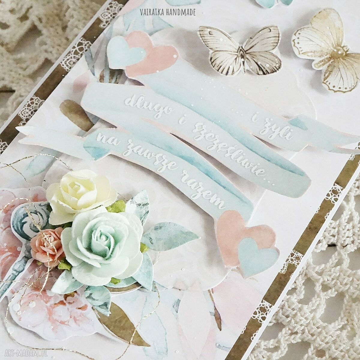 scrapbooking kartki: Kartka ślubna w pudełku, 472 Handmade