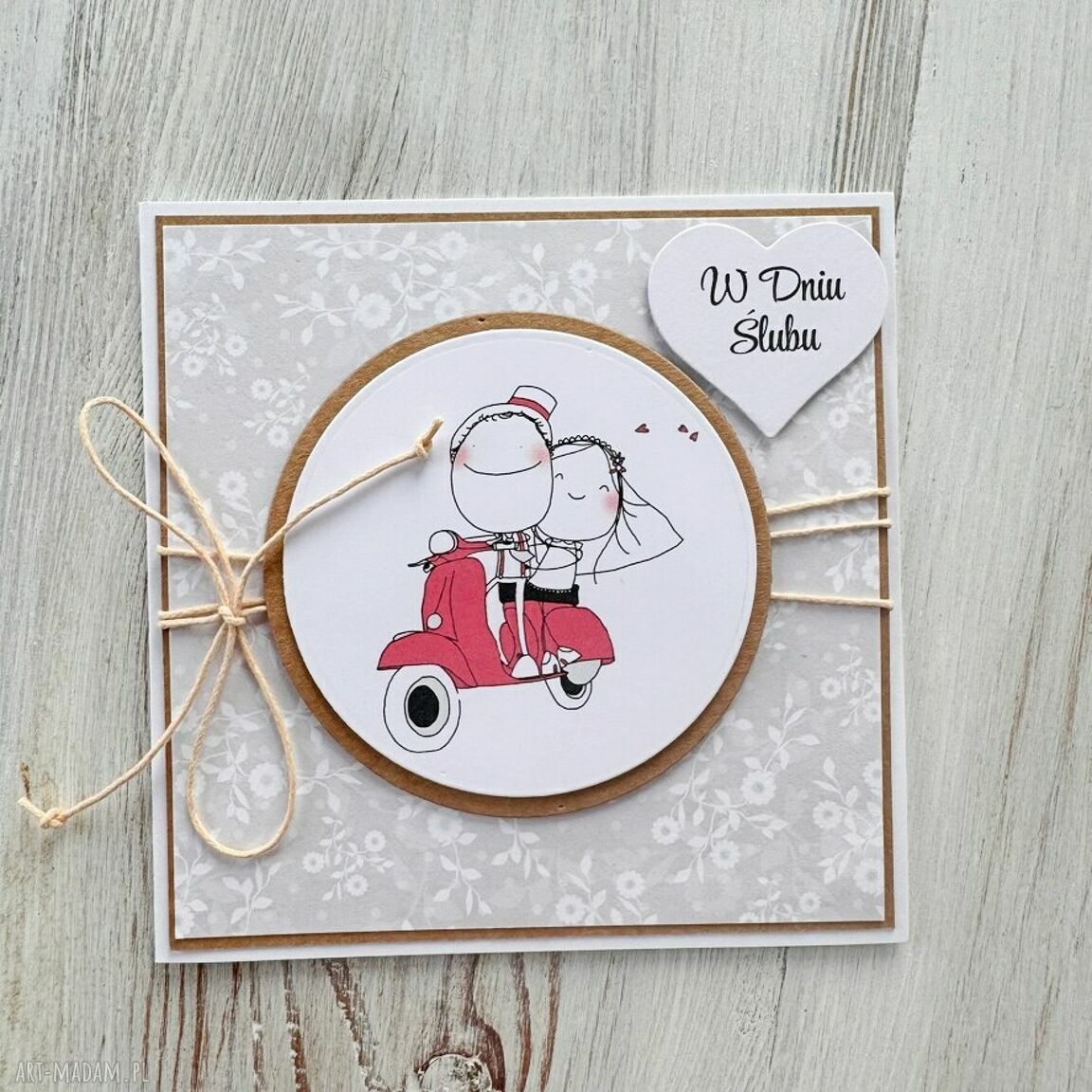 kartki: Kartka ślubna wesele życzenia Autorskie