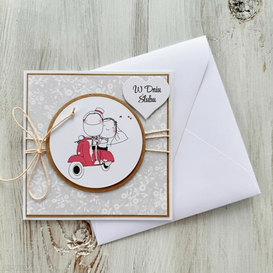 kartki: Kartka ślubna wesele życzenia Autorskie