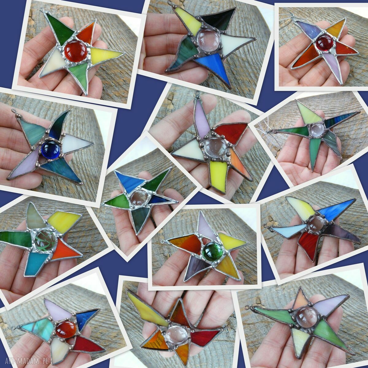 prezent: Różowa 3D kartka na życzenia z gwiazdką świąteczny upominek handmade