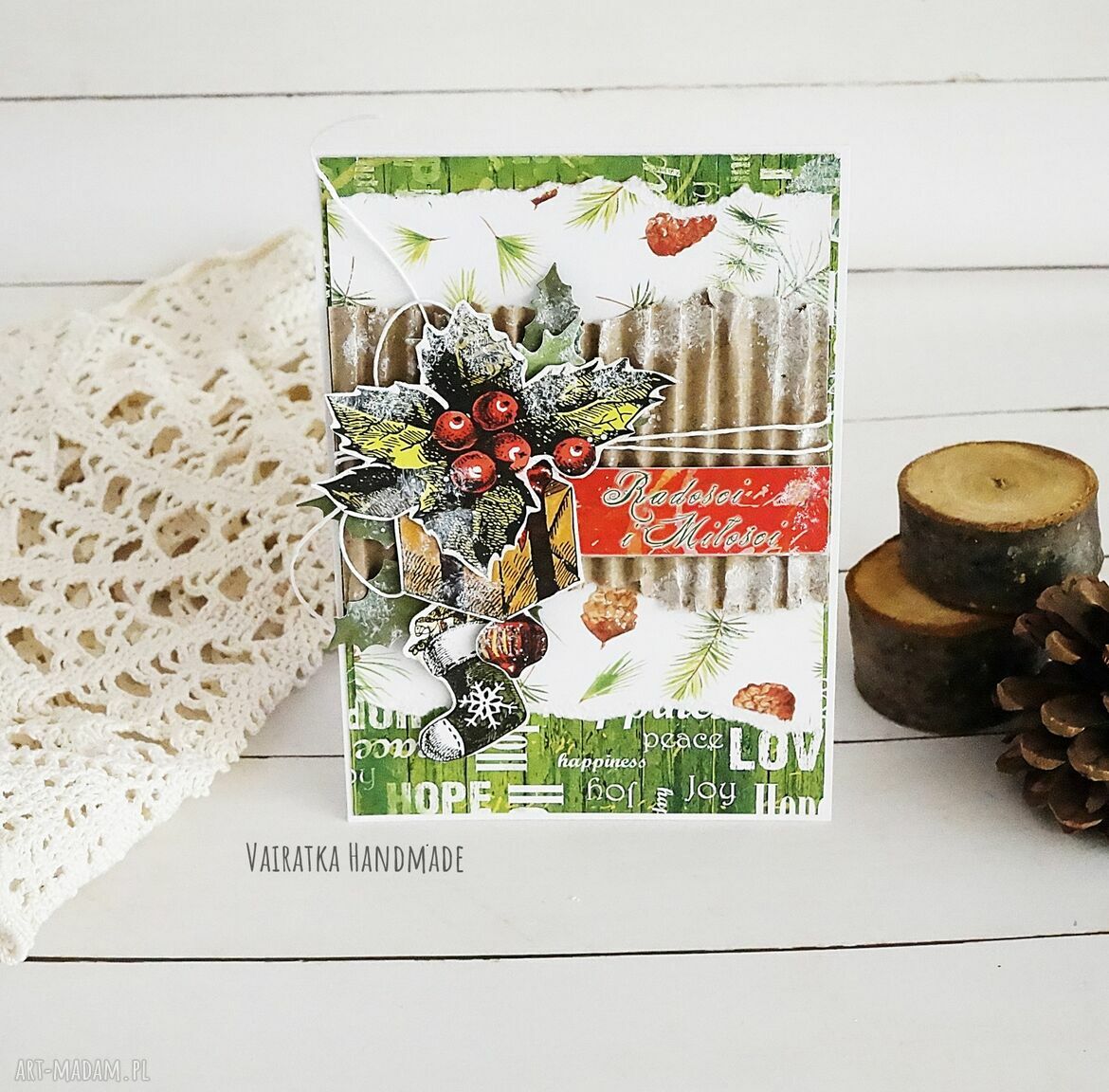 Pomysł prezent święta! Kartka świąteczna 513 boże narodzenie