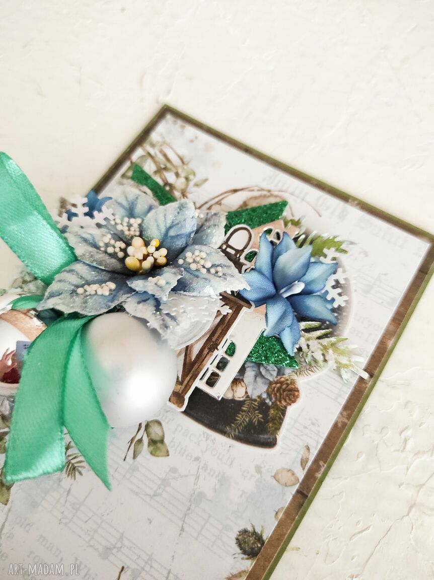 pomysł na prezent: Kartka świąteczna Boże Narodzenie ozdoba okolicznościowa