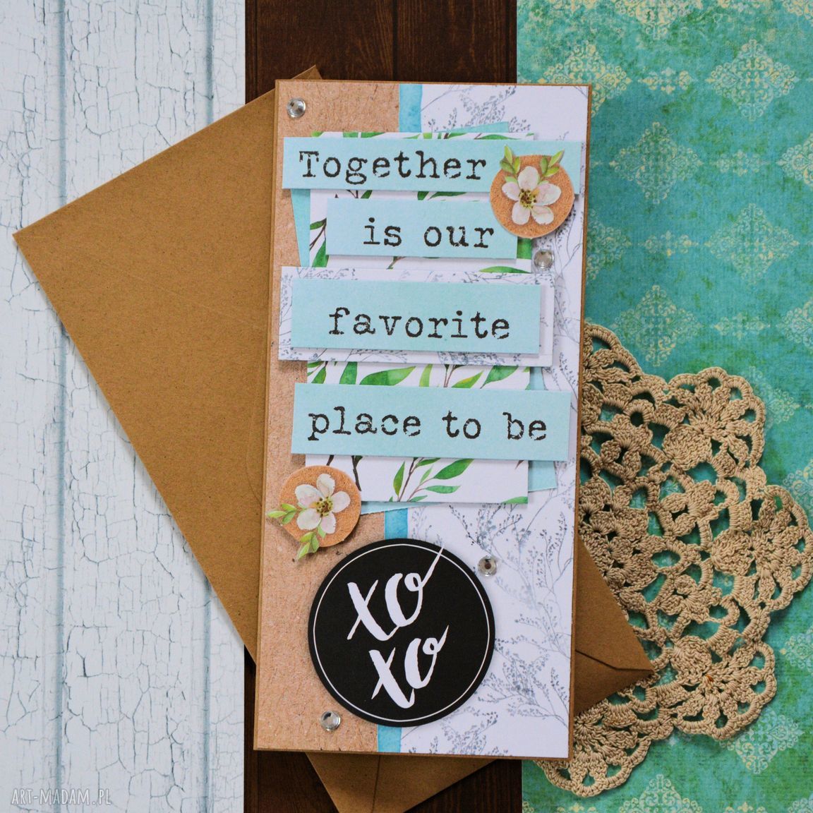 Kartka - Together is our favorite place to be