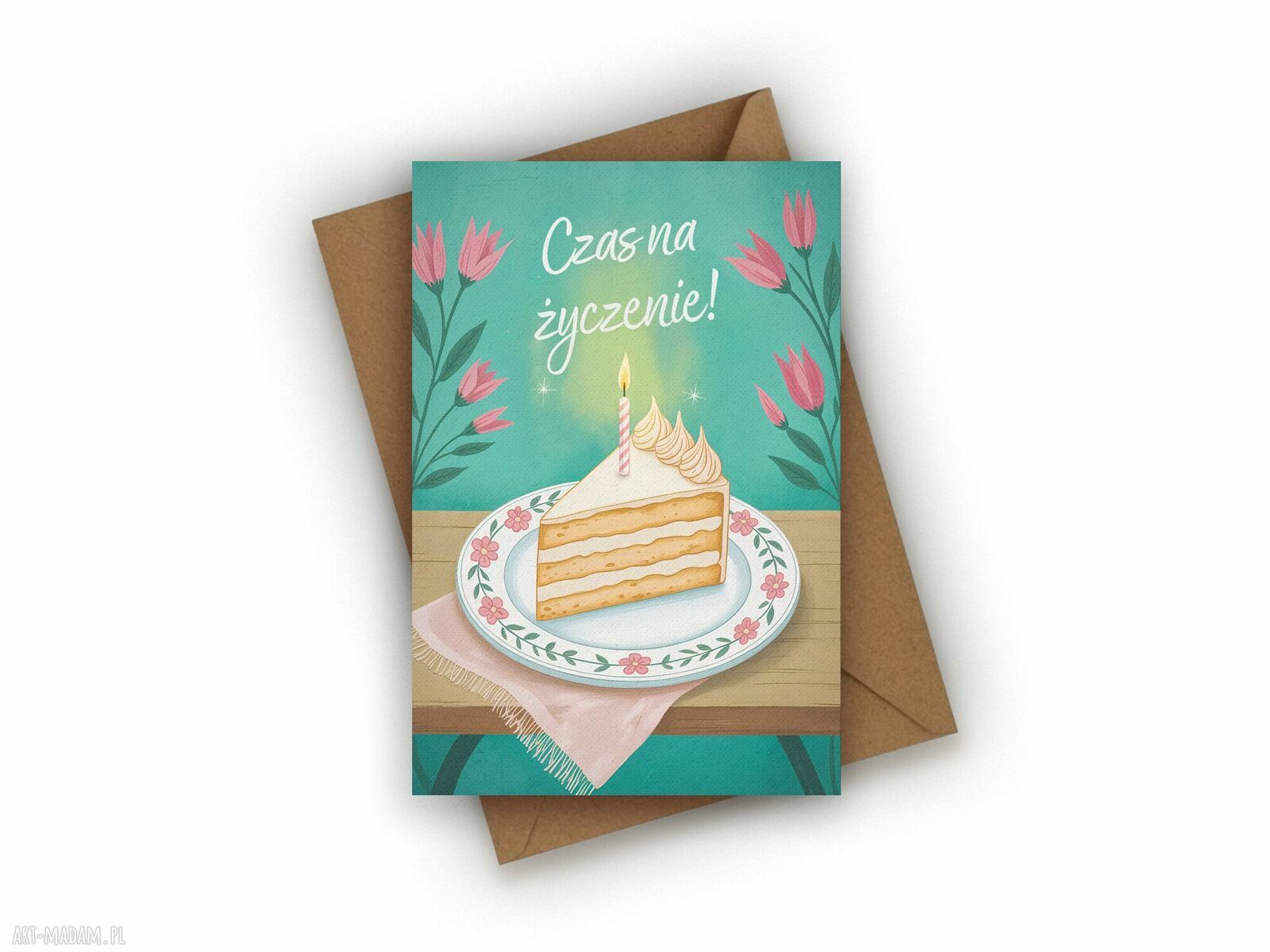 Kartka urodzinowa - czas na życzenie!