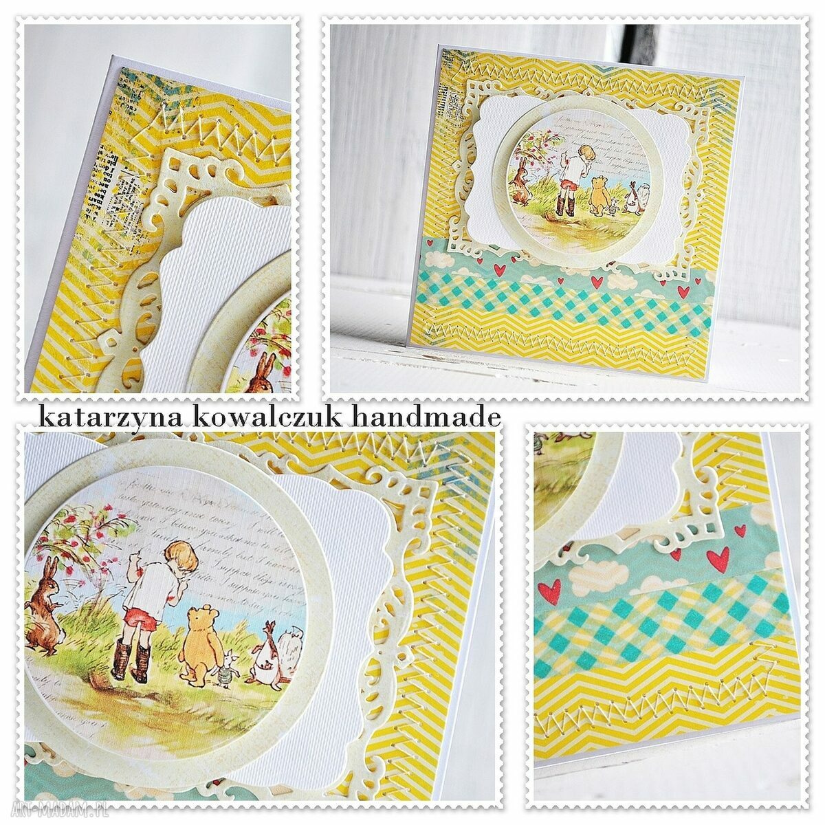 Kartka urodzinowa dla dziecka - scrapbooking 3D