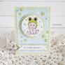 handmade scrapbooking kartki kartka urodzinowa dla dziecka, 558