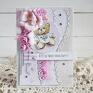 urodziny scrapbooking kartki różowe kartka urodzinowa dla dziewczynki