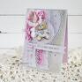 handmade scrapbooking kartki kartka urodzinowa dla dziewczynki, 670