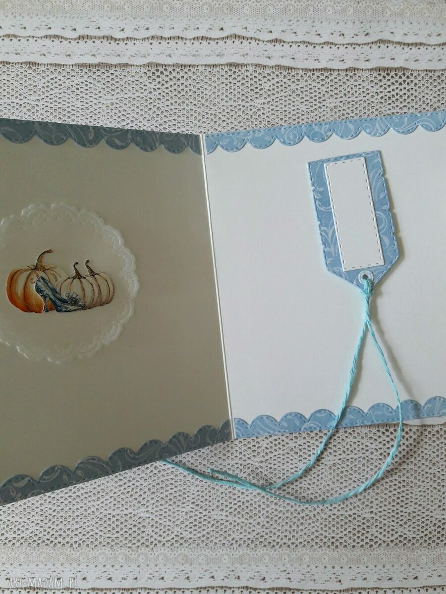 Kartka urodzinowa Kopciuszek - scrapbooking 3D dla dziewczynki