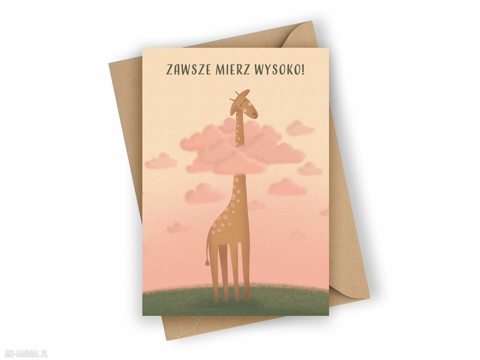Kartka urodzinowa dla dziecka - Zawsze mierz wysoko