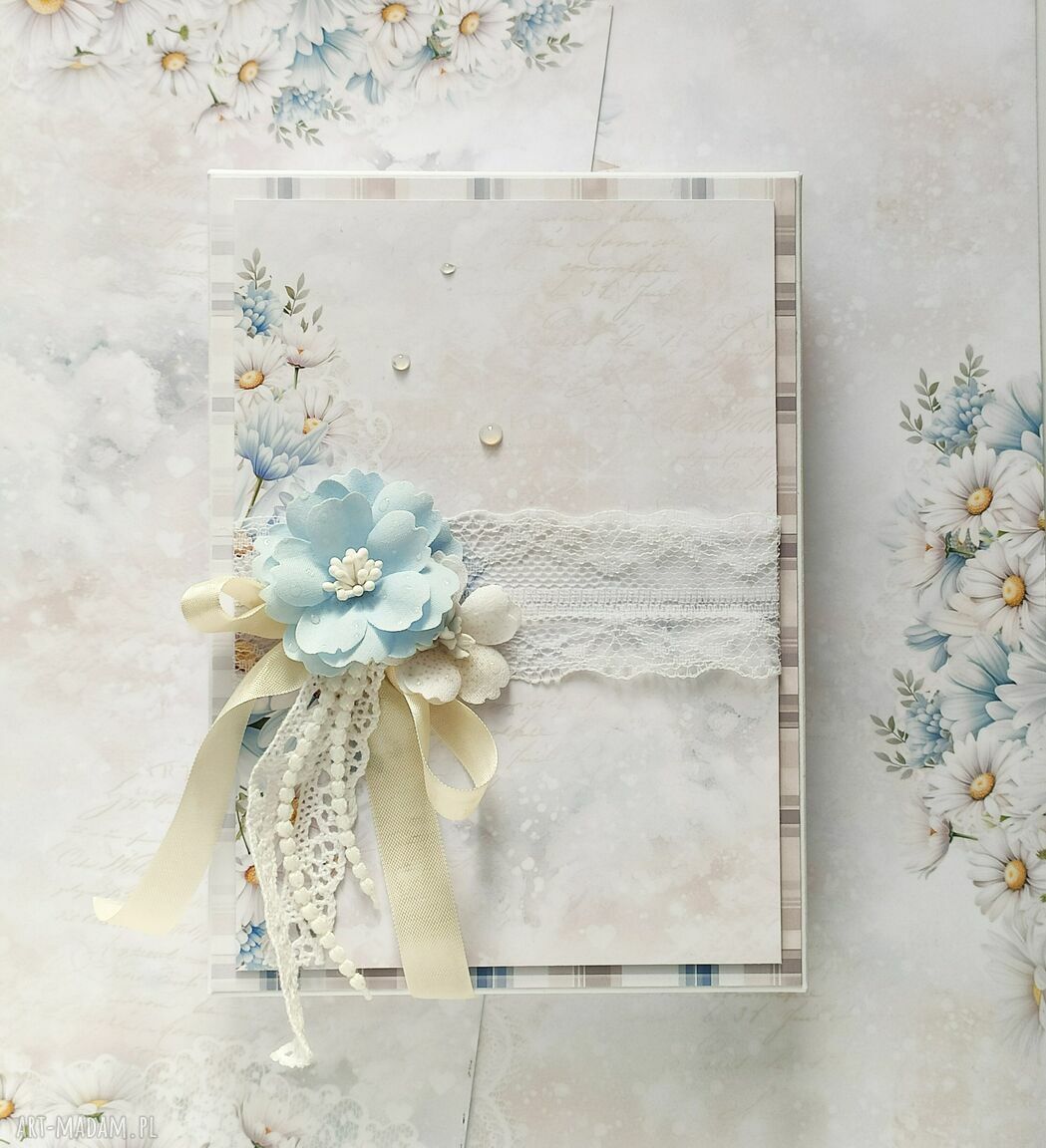 scrapbooking kartki: Kartka w ozdobnym pudełku dla chłopca handmade