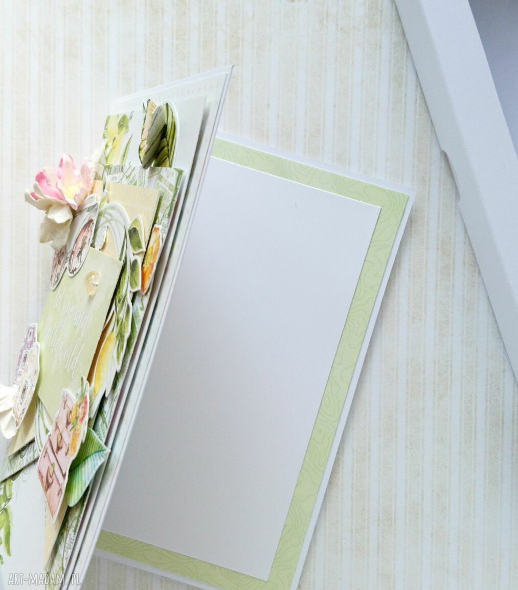 scrapbooking kartki: Kartka wakacyjna 02 w pudełku Ręcznie zrobione