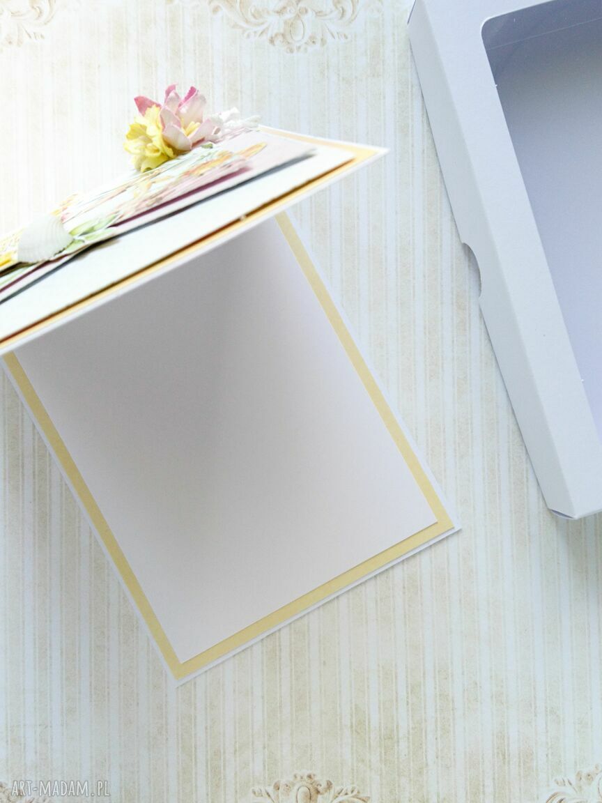 scrapbooking kartki: Kartka wakacyjna 03 w pudełku Ręcznie zrobione