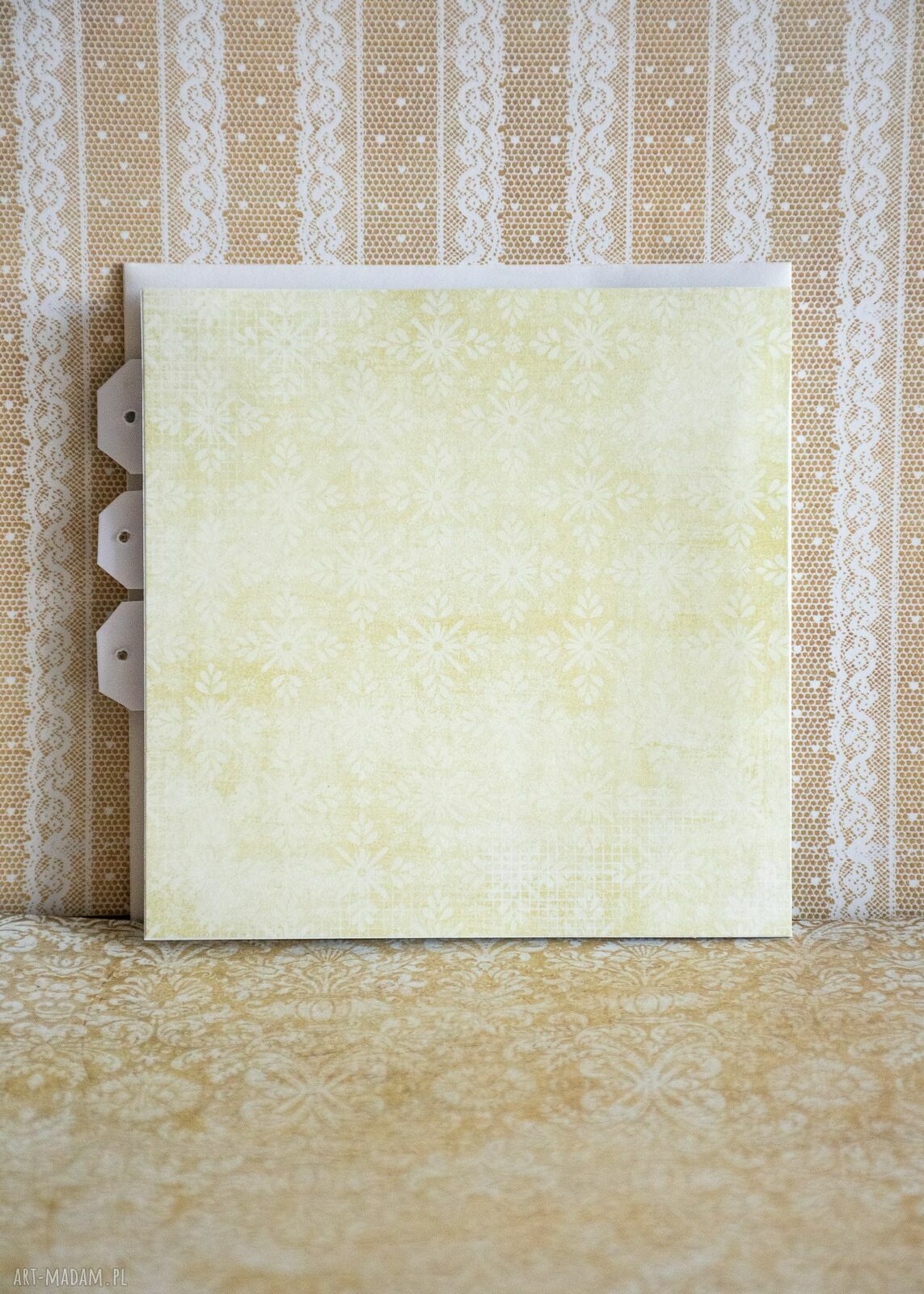 Ręcznie robiona kartka scrapbooking na wyjątkową okazję