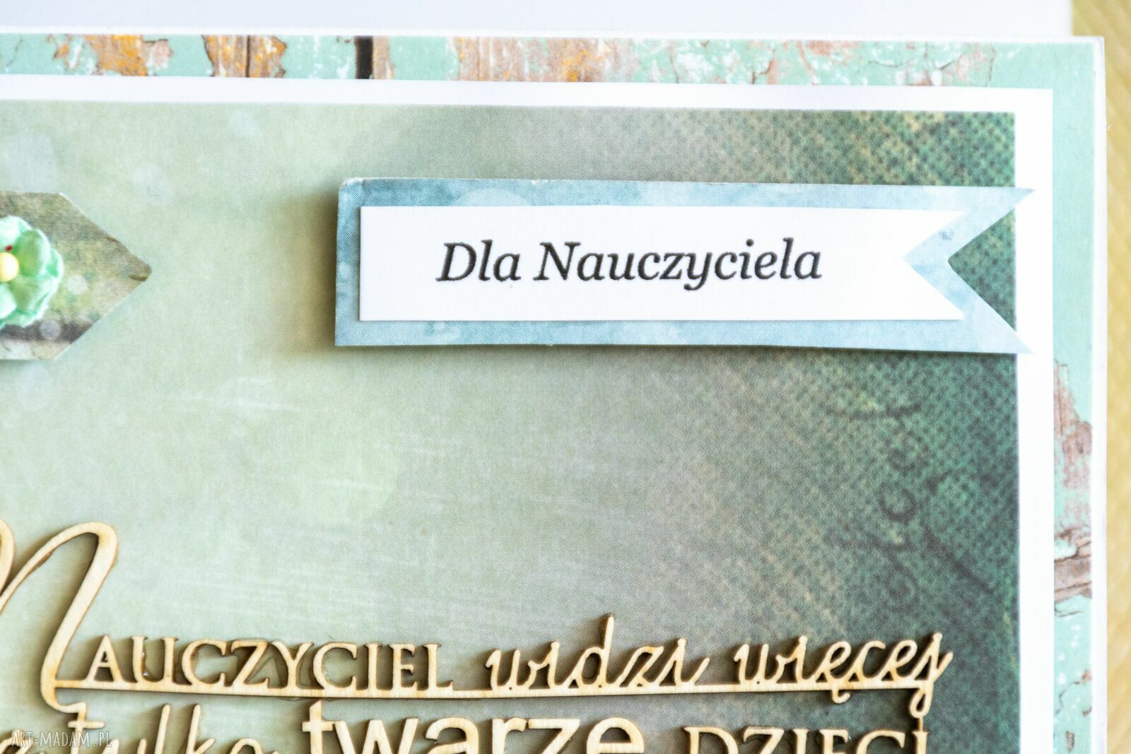 Kartka na Dzień Nauczyciela z lisem - Nauczyciel widzi więcej