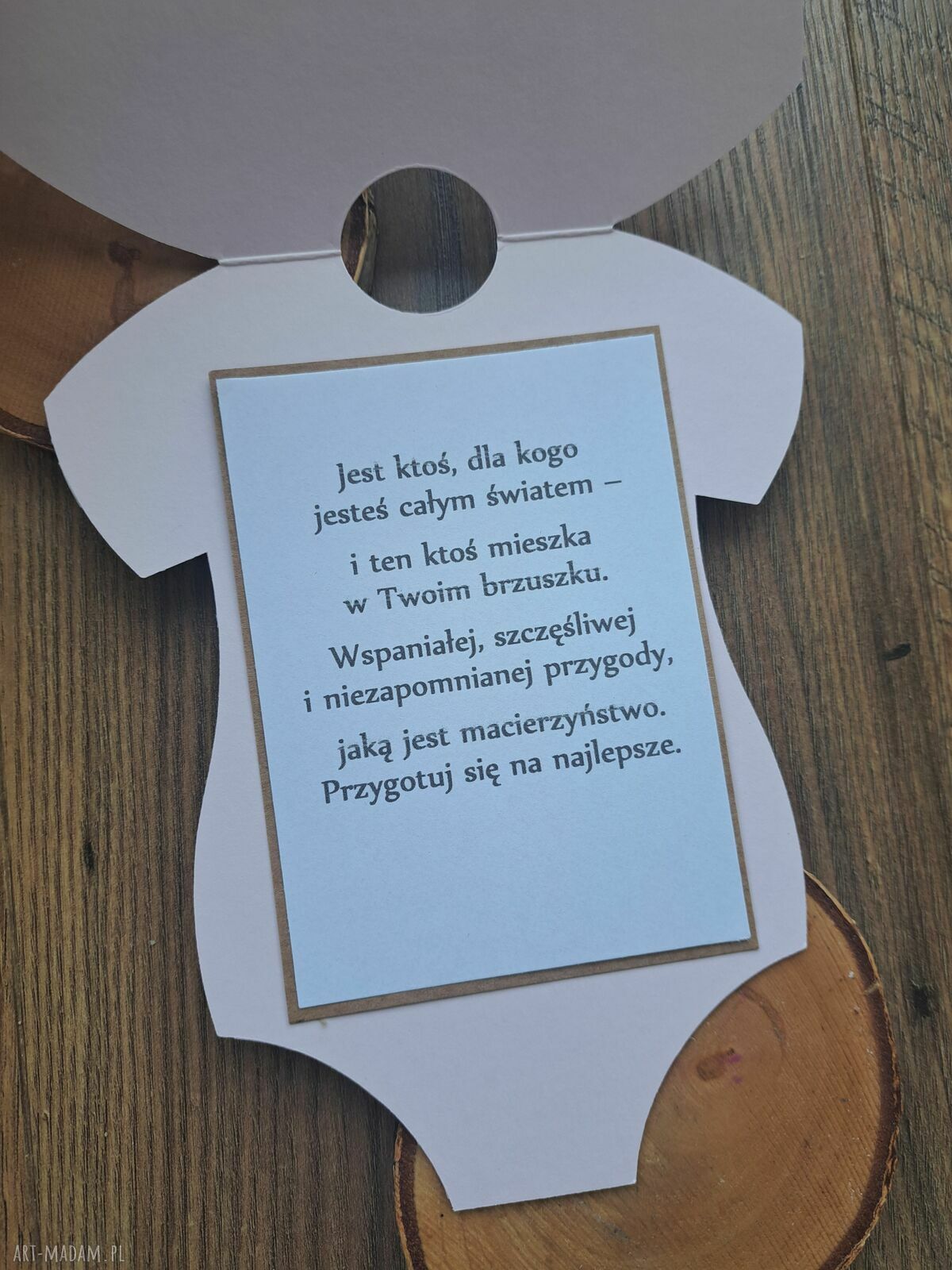 Kartka na narodziny córeczki w pudełku - ręcznie robiona (unikat)